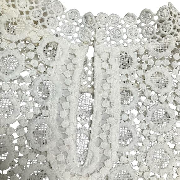 H & M Elegant Cream Lace Top Size 16 NWT - Picture 7 of 12